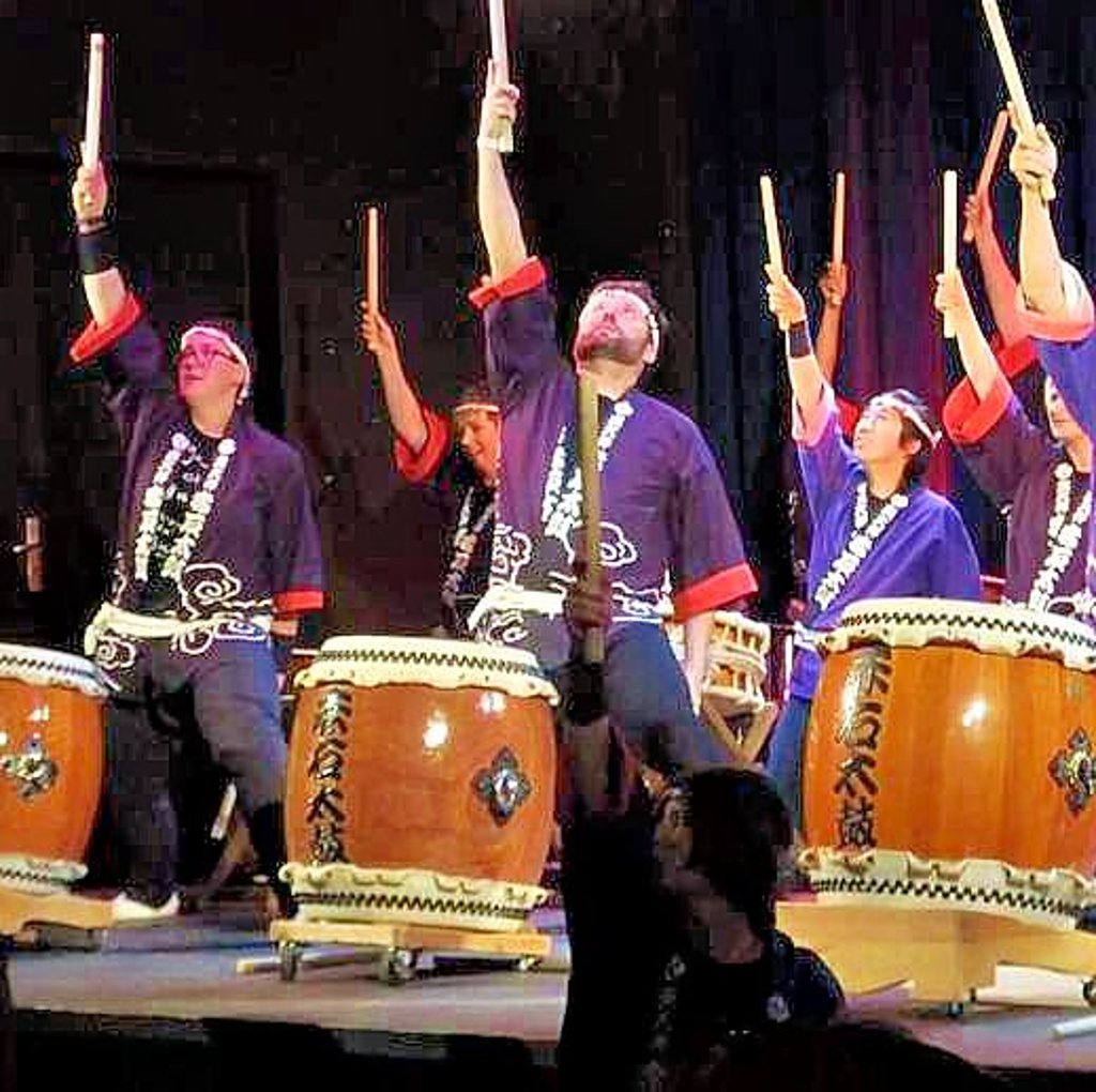 Akaishi Daiko treten in Magdeburg auf.