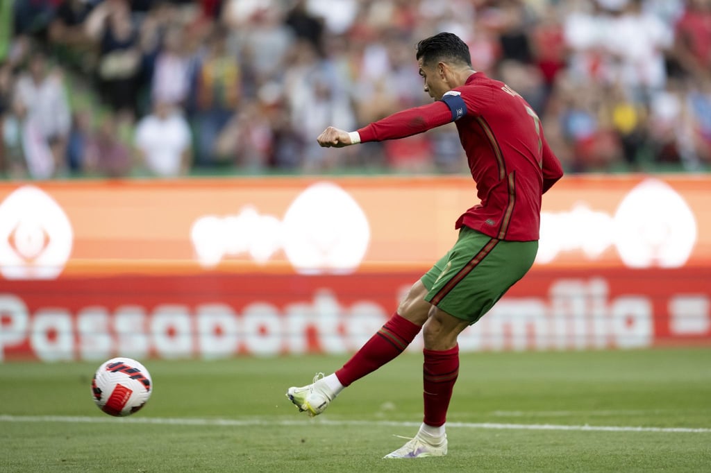 Der 37 Jahre alte Cristiano Ronaldo hatte im Hinspiel gegen die Schweiz zwei Tore erzielt.