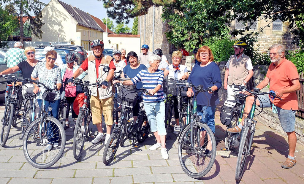 Die Radeltour nach Dornburg war die erste Veranstaltung von „Fit durch den Frühling“.