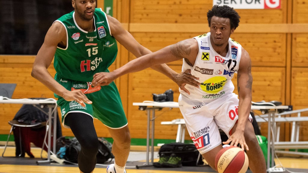 Stephon Jelks (r.) wurde mit den Swans Gmünden in zwei Jahren Meister und Vizemeister in Österreich.