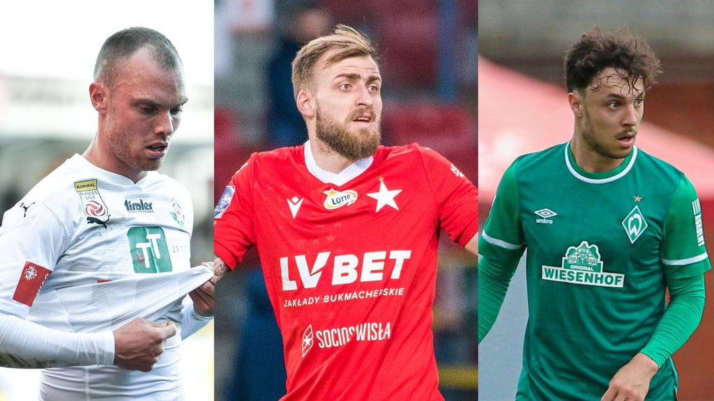 Spieler wie Renny Smith, Zan Medved oder Simon Straudi (v.l.n.r.) schneiden in der Datenanalyse sehr gut ab für Klubs der 3. Liga.