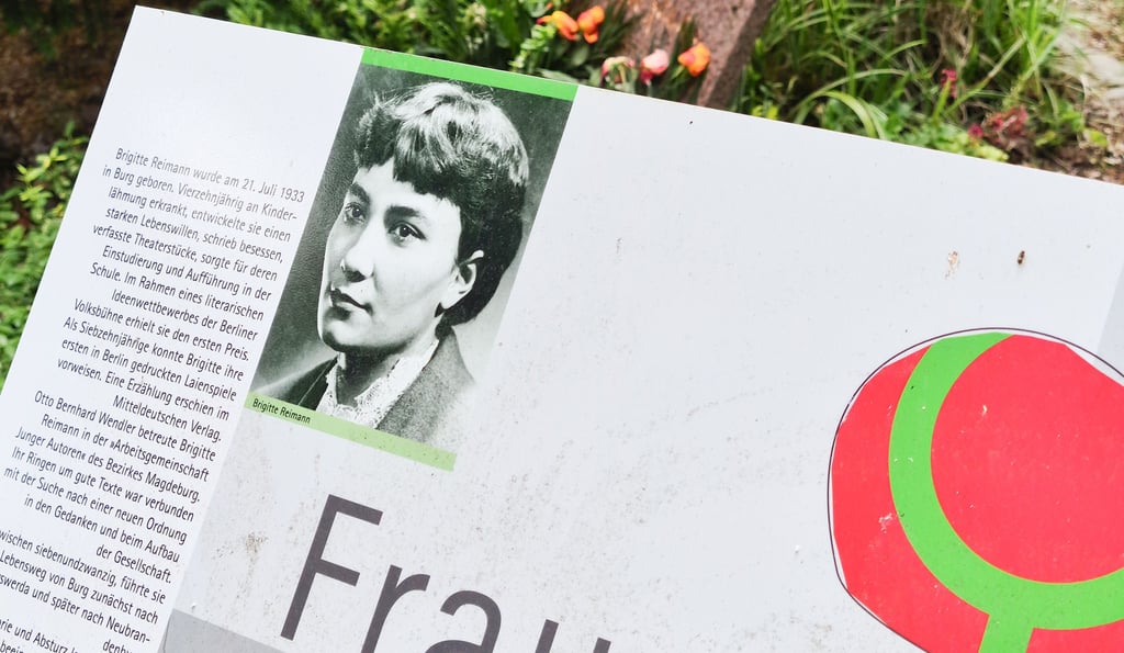 Die Grabstätte von Brigitte Reimann – auch ein Frauenort.