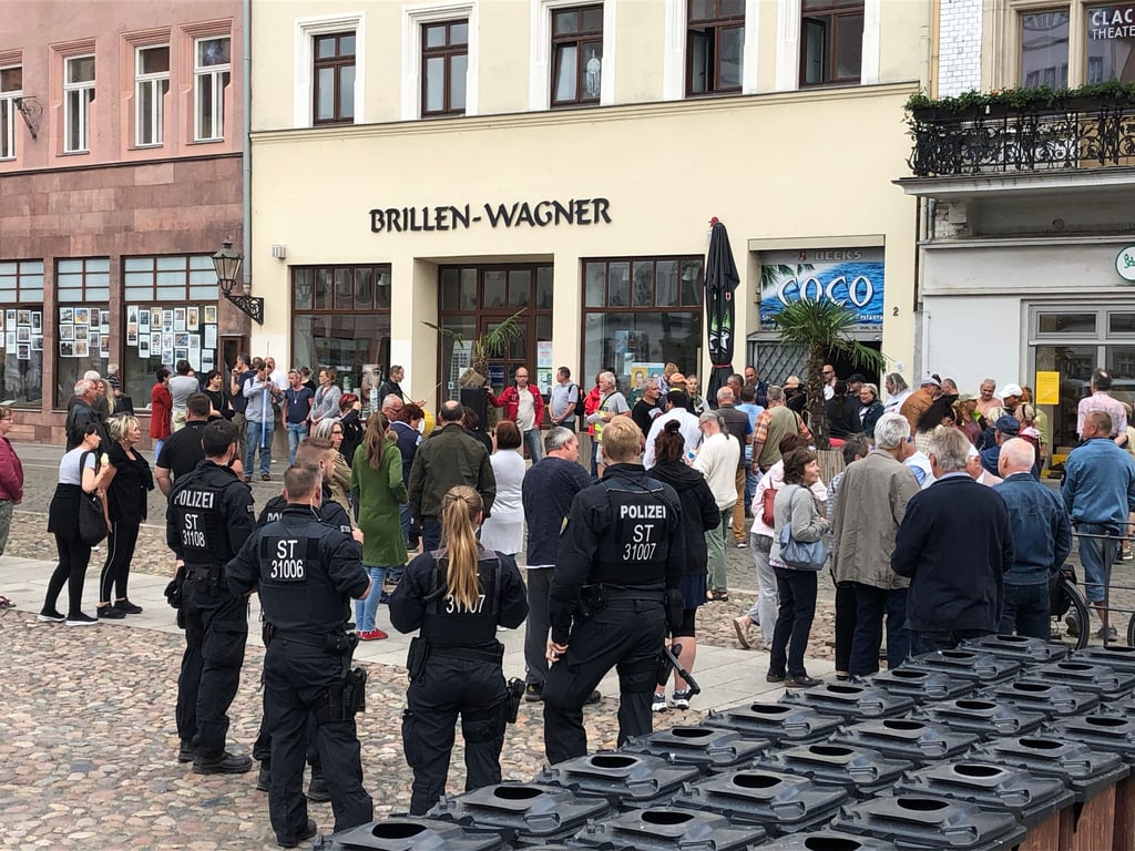 Demonstration am Montag in Wittenberg