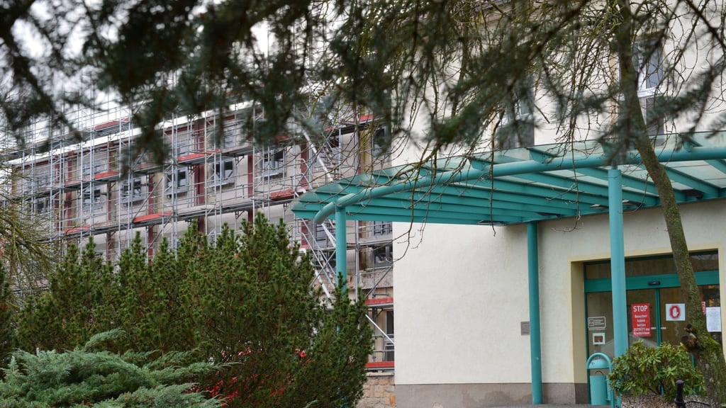 Eingang des Altmark-Klinikums in Gardelegen.