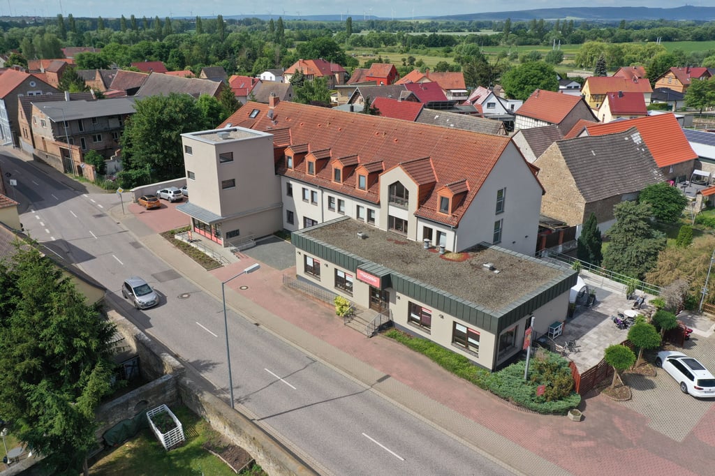 Die Miacosa-Wohnanlage in Oberröblingen ist im ehemaligen Hotel „Zum Löwen“ untergebracht.