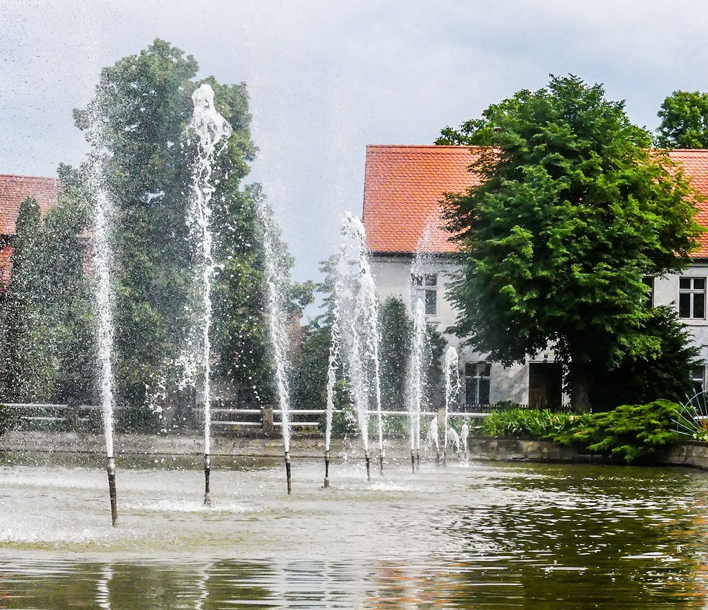 Der Kurparkteich verliert etwa 4.000 Kubikmeter Wasser im Jahr.