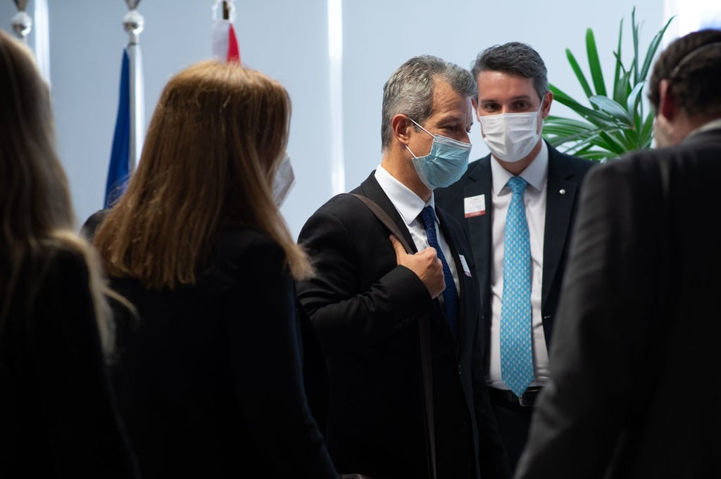 Anwälte von Volkswagen in Brasilien kommen zu einer Anhörung.