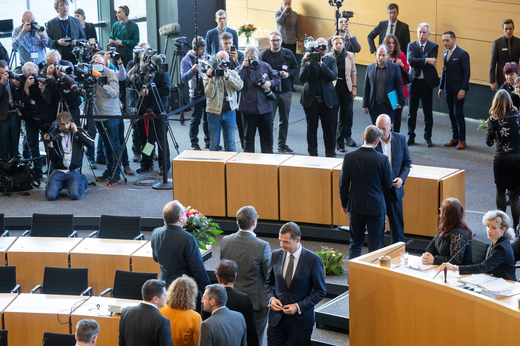2020 hatte sich FDP-Politiker Thomas Kemmerich mit den Stimmen der AfD zum Ministerpräsidenten von Thüringen wählen lassen.