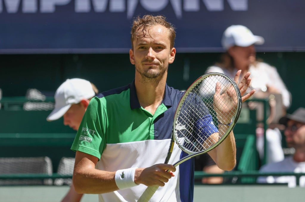 Daniil Medvedev hatte keine Mühe, sein Auftaktmatch in Halle zu gewinnen.