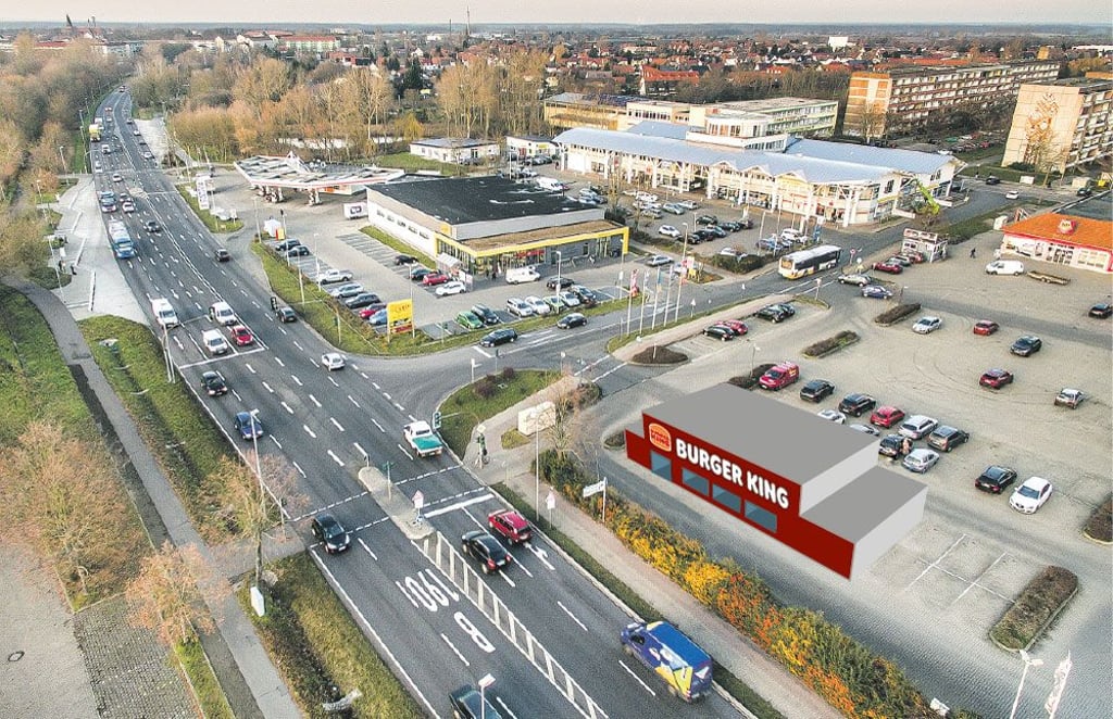 So könnte der Burger-King-Neubau aussehen
