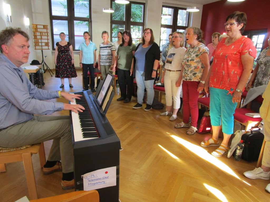 Der Magdeburger Telemann-Chor hat die Proben wieder aufgenommen.
