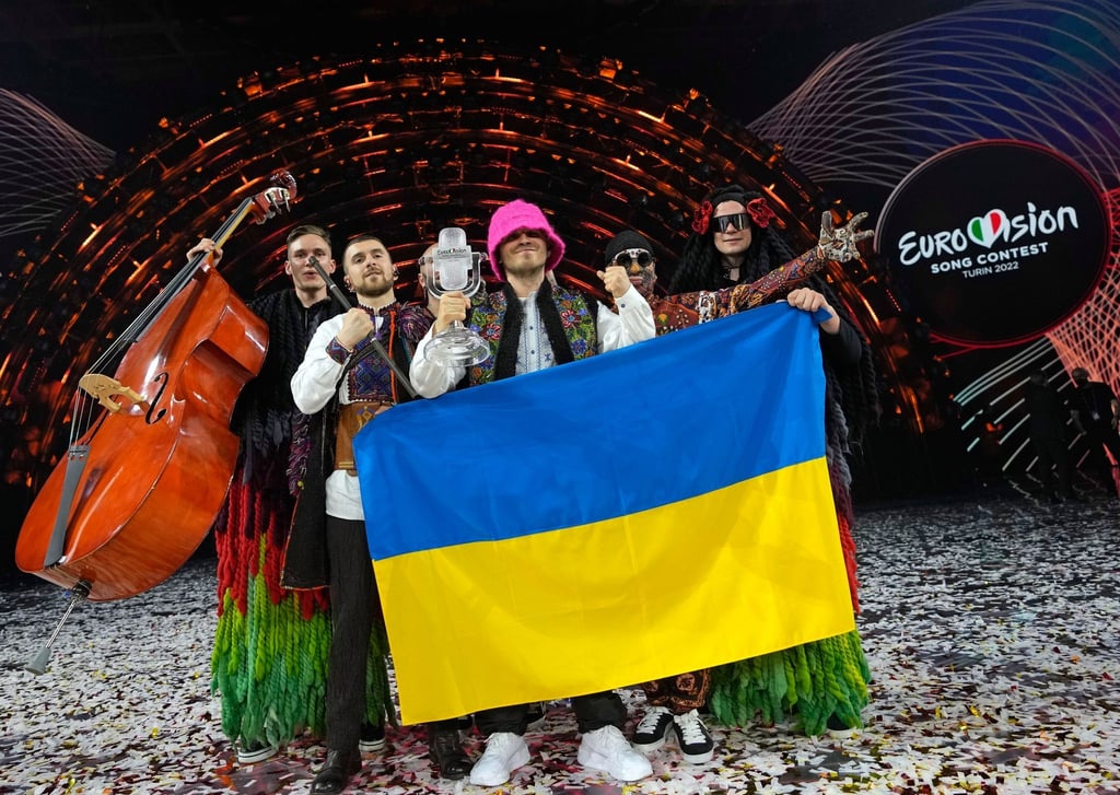 Die Gruppe Kalush Orchestra aus der Ukraine hat den jüngsten ESC-Wettbewerb gewonnen.