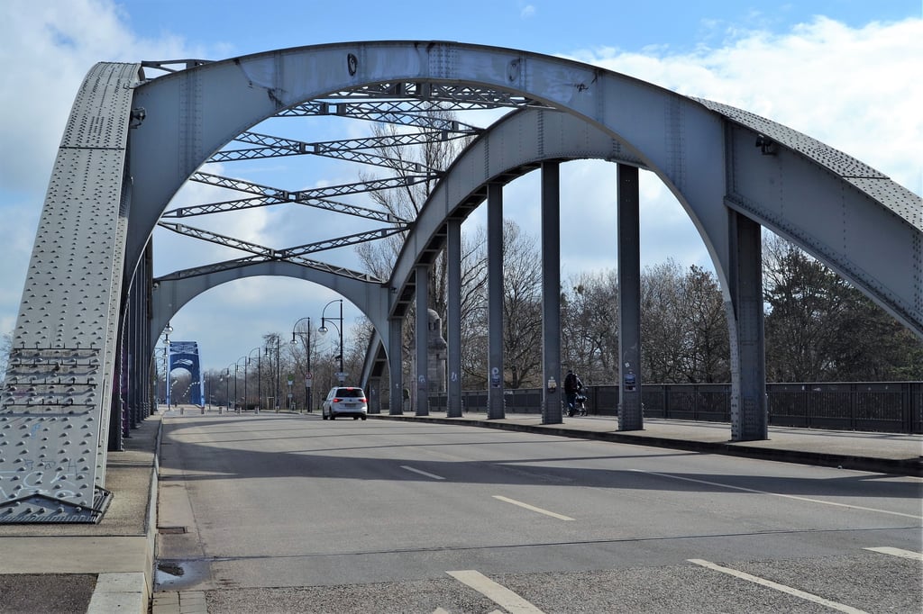 Die Sternbrücke in Magdeburg.