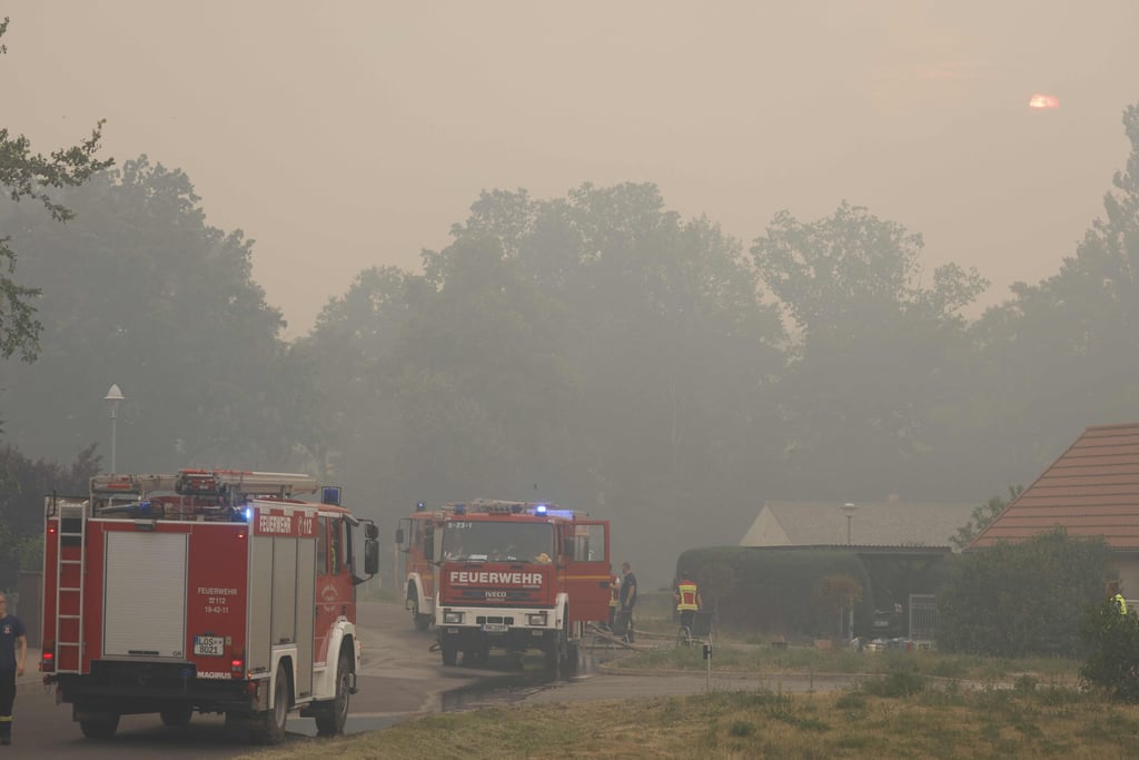 Am Wochenende (18./19. Juni 2022) brannten große Waldgebiete in Brandenburg. Zur Unterstützung kamen auch Feuerwehren aus Sachsen-Anhalt zum Einsatz.