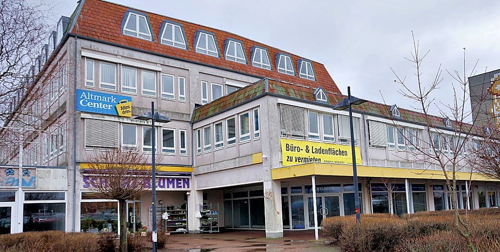Nicht nur in der Altmark-Passage tut sich was, auch beim dazugehörigen Gebäude auf der anderen Straßenseite.