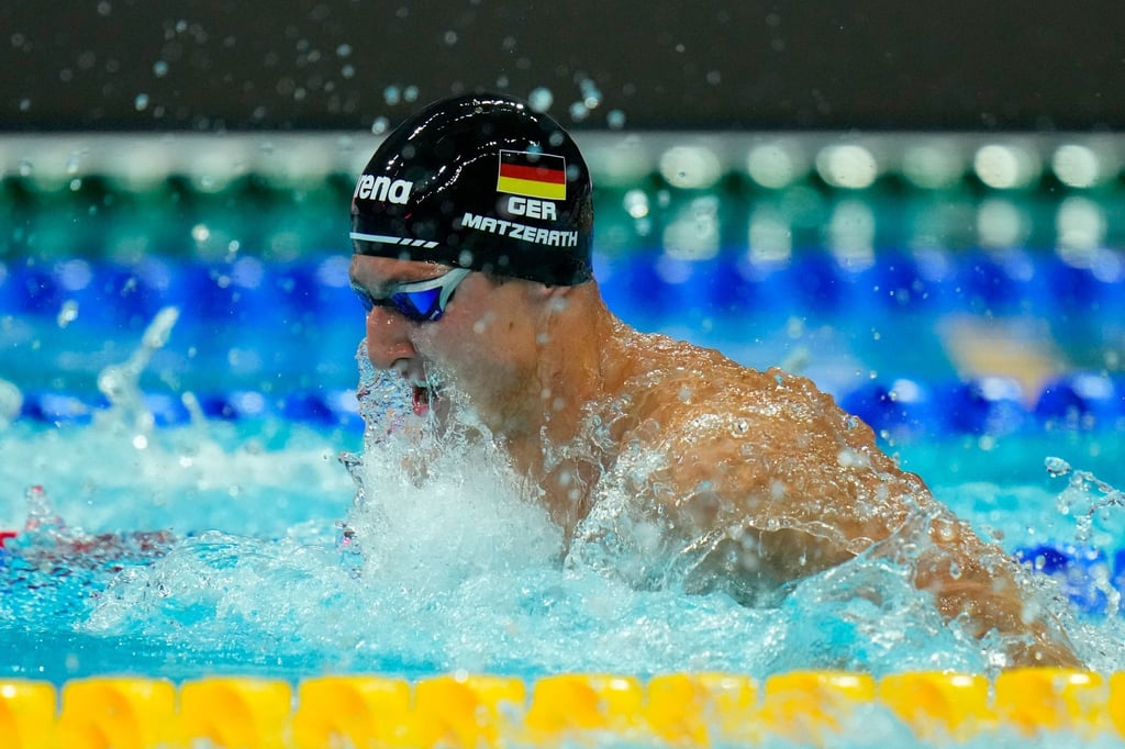 Nur Sechster über 50 Meter Brust: Lucas Joachim Matzerath in Aktion.