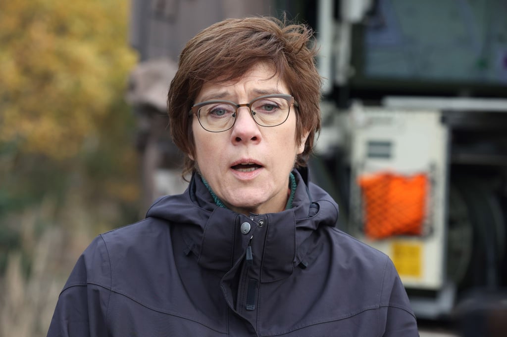 Die DVV-Präsidentin, Annegret Kramp-Karrenbauer.