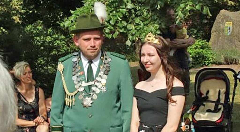 Lukas Köppe und Alina Garz sind das neue Königspaar in Tangerhütte.