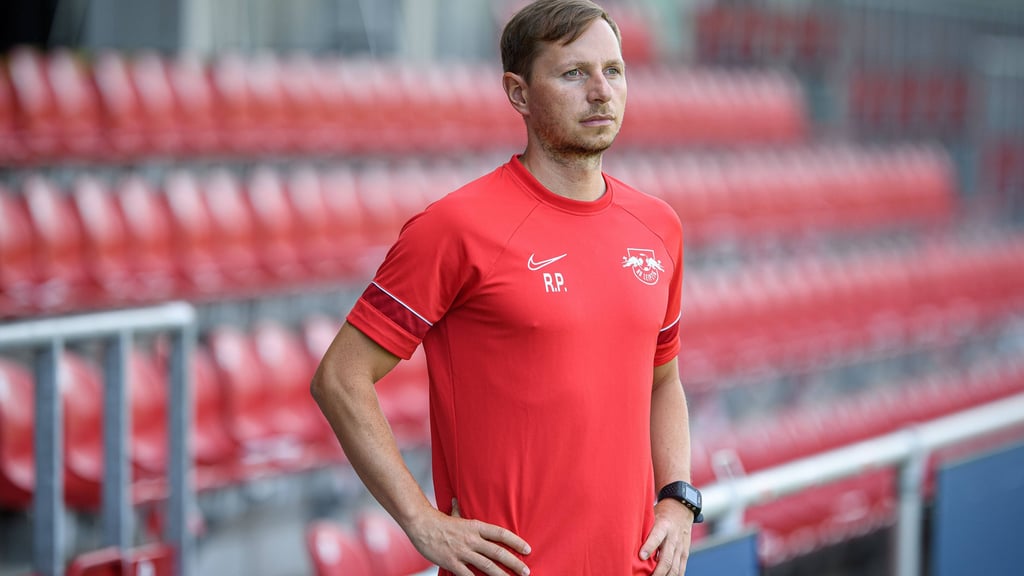 Robin Peter auf dem Trainingsgelände am Cottaweg.