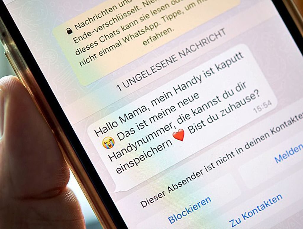 Ein typischer Betrugsversuch.