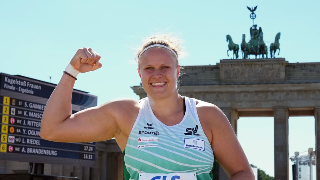 Sara Gambetta ist deutsche Meisterin im Kugelstoßen.