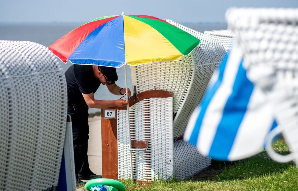 Sonnenschein an der Nordseeküste.