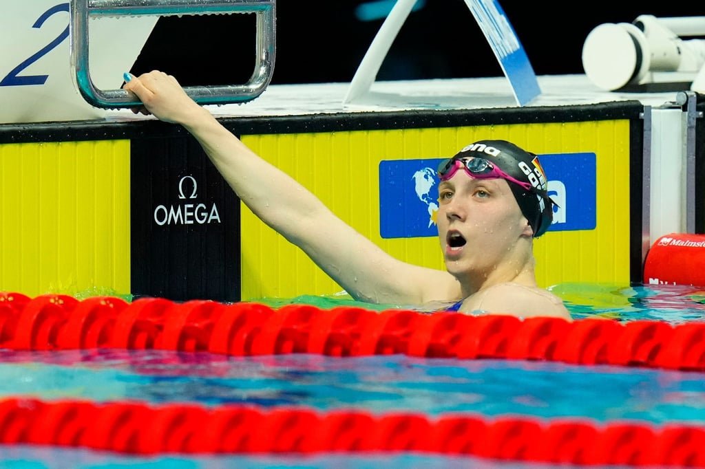 Schwamm als Gesamt-Fünfte der Vorläufe ins Finale über 800 Meter Freistil: Isabel Gose.