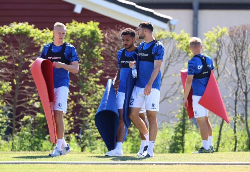 Die Spieler des 1. FC Magdeburg sind diese Woche im Trainingslager in Wesendorf.
