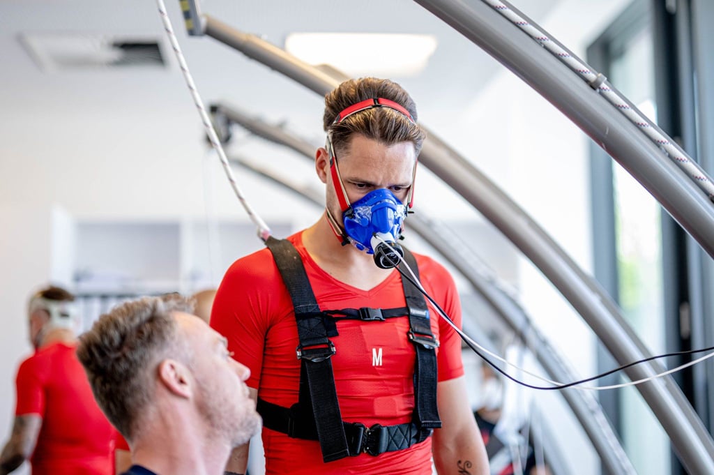 Begann als Erster mit dem Training: Jannis