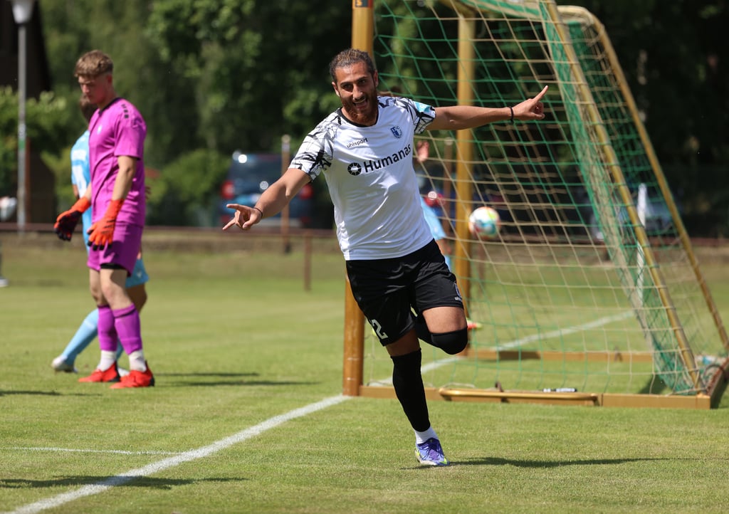 Erzielte den Siegtreffer gegen Viktoria Berlin beim Test in Langlingen: Belal Halbouni.