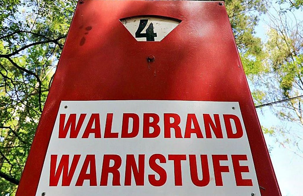 Im Burgenlandkreis gilt die höchste Waldbrandwarnstufe.