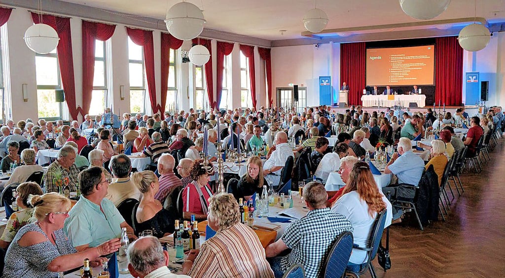 Voll war es bei der Generalversammlung der Volksbank.