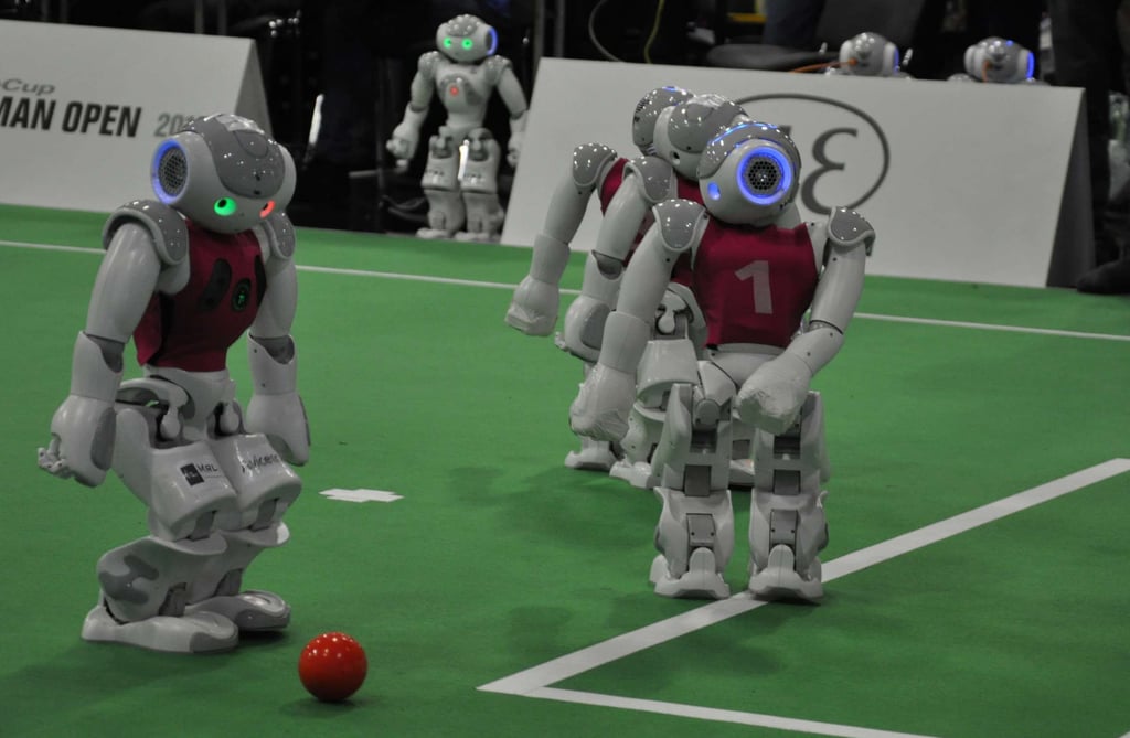 In der Festung Mark wird in Magdeburg der RoboCup ausgetragen.