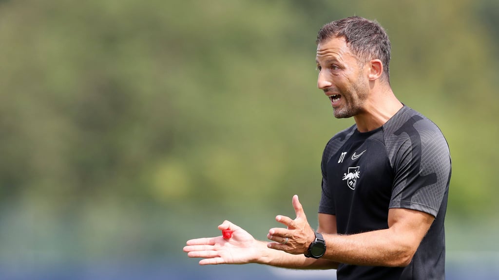 Engagierter Start bei RB Leipzig nach Urlaub in Stuttgart und auf Mallorca: Domenico Tedesco.