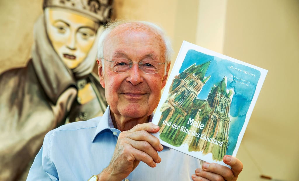 Rainer Meusel aus Neuss hat das Kinderbuch „Melle und der Ring des Ekkehard“ geschrieben.