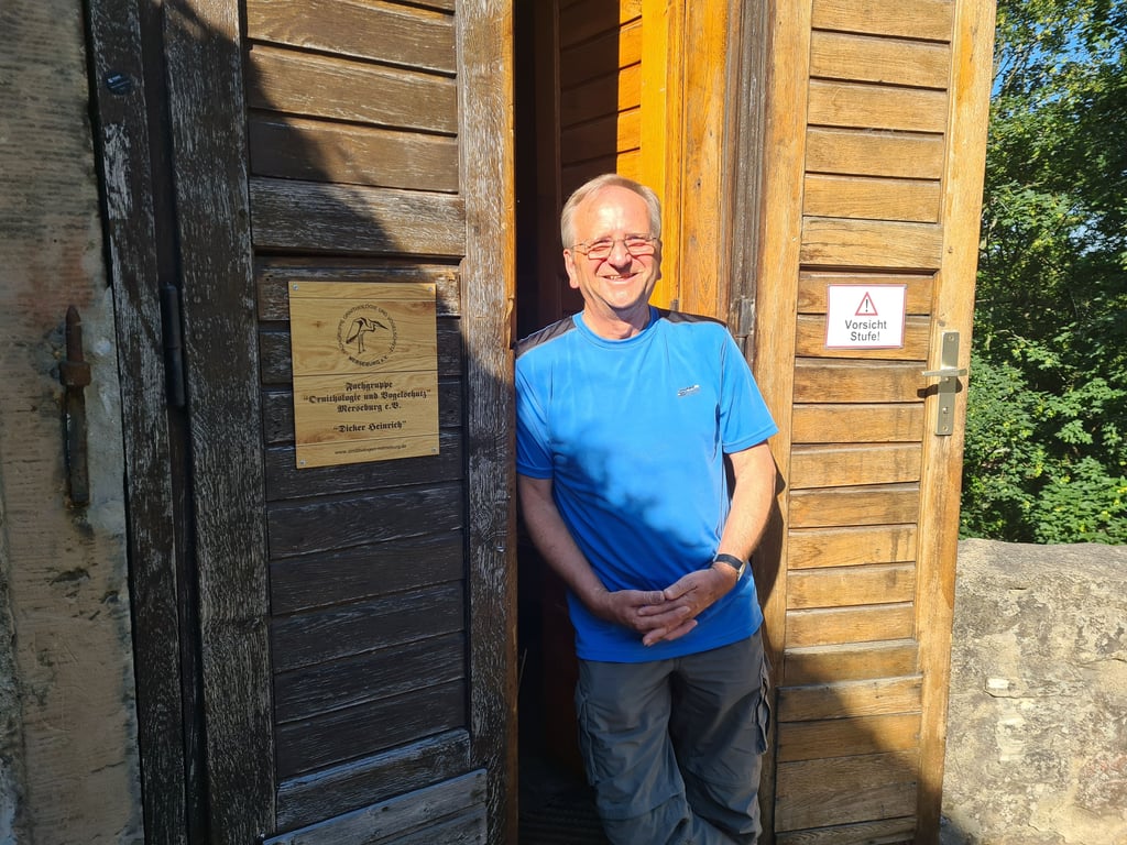 Udo Schwarz ist erster Vorsitzender der Fachgruppe Ornithologie und Vogelschutz Merseburg.