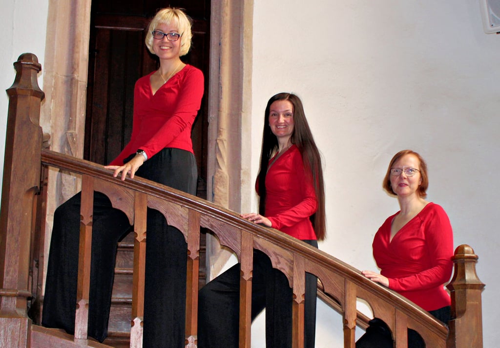 Das Trio Chantissimo gestaltet in diesem Jahr das Kirmeskonzert in der Petri-Pauli-Kirche in Berga.