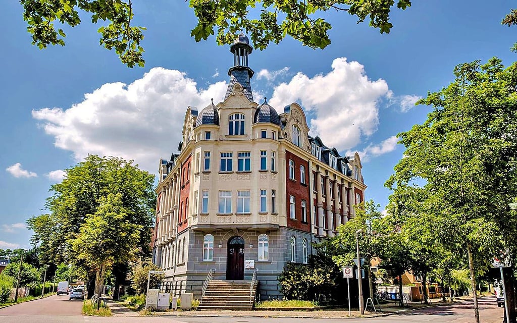 Petersburg in der Böttger-Sraße. Hier zieht die Abfallwirtschaft ein.
