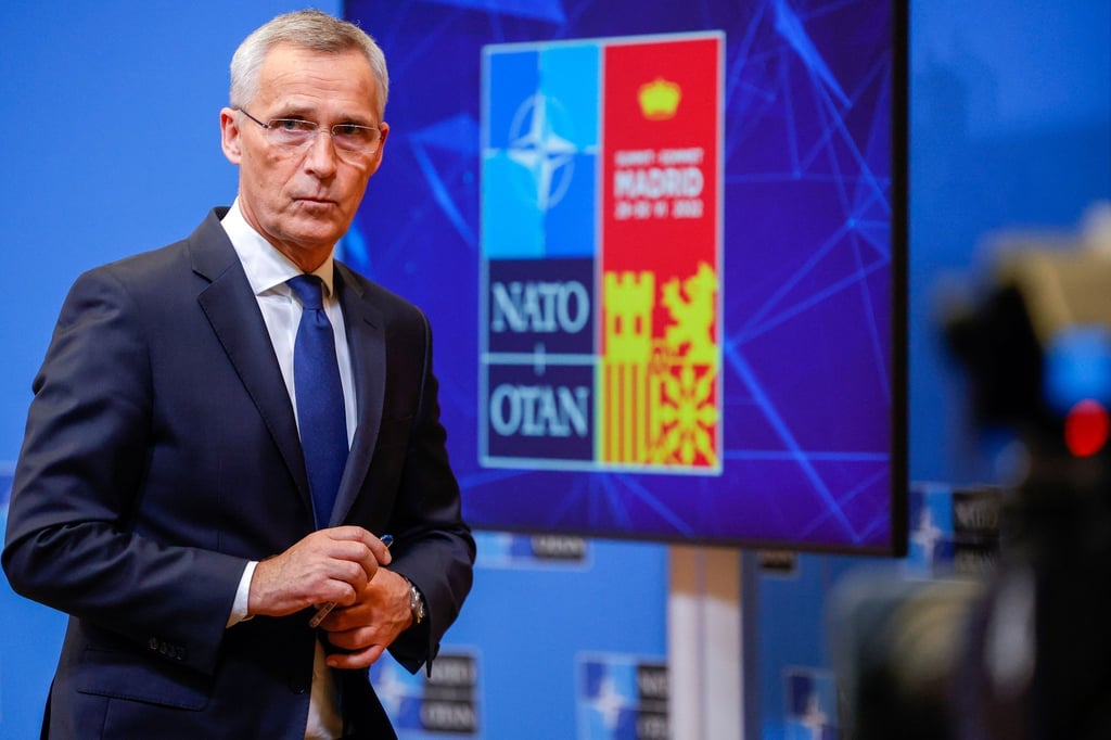 Nato-Generalsekretär Jens Stoltenberg in Madrid.