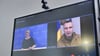 Ein von der Senatskanzlei in Berlin zur Verfügung gestelltes Foto zeigt das Fake Videotelefonat zwischen einem vorgeblichen Vitali Klitschko mit Berlins Regierender Bürgermeisterin Franziska Giffey (SPD).