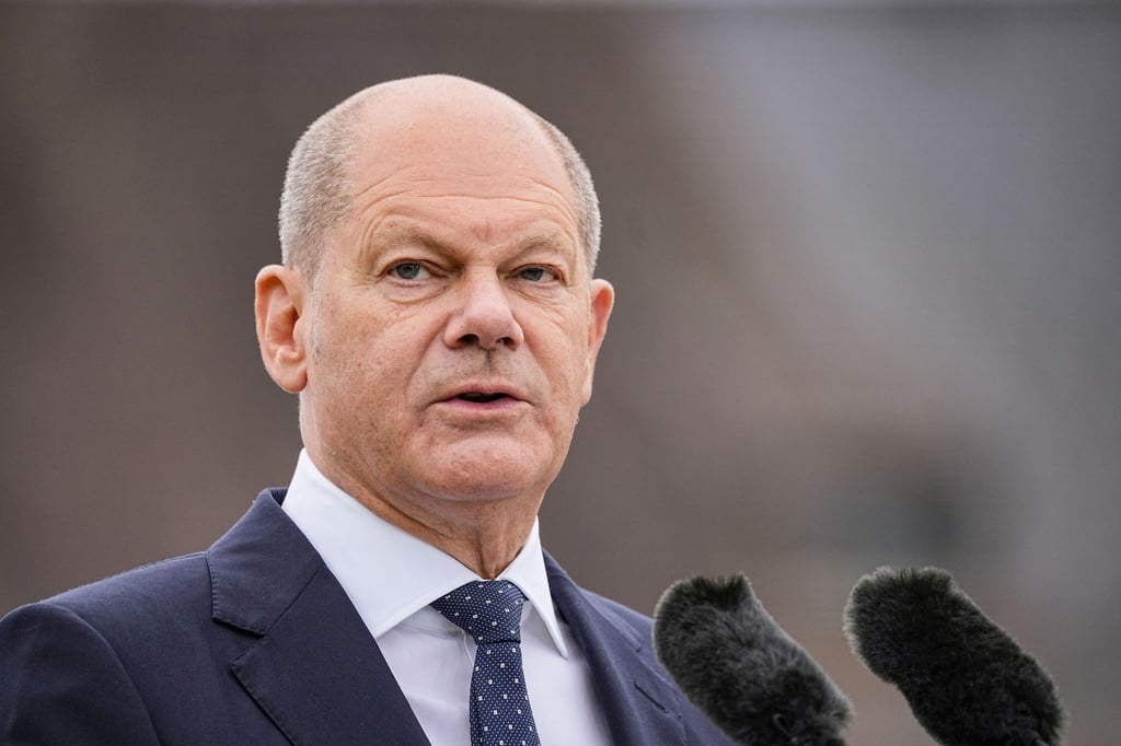 Bundeskanzler Olaf Scholz (SPD) wollte im Fernsehen „Farbe bekennen“.