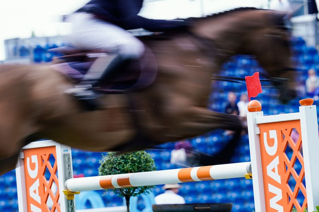Das Eröffnungsspringen in Aachen hat der Franzose Roger Yves Bost gewonnen.