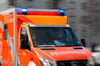 Ein Rettungswagen im Einsatz (Symbolbild)