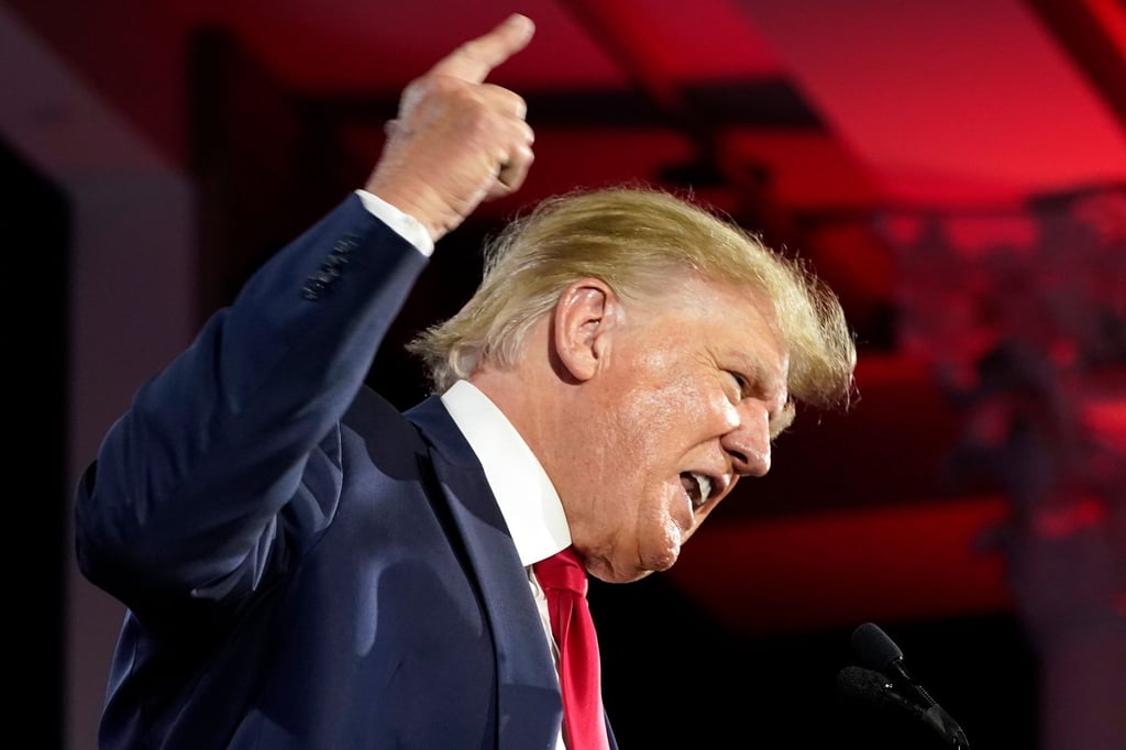 Ex-Präsident Donald Trump auf einer Konferenz in Nashville.