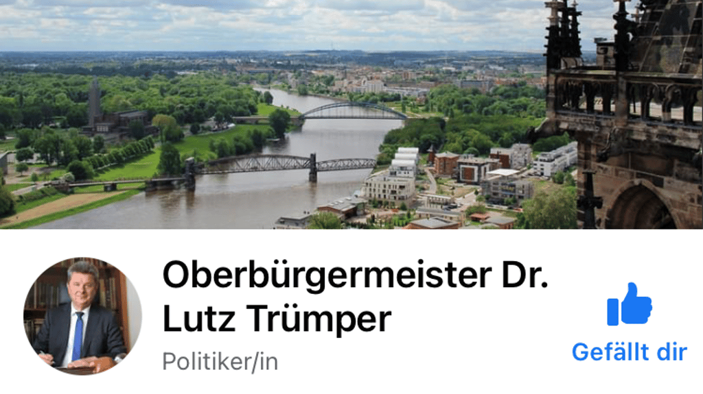 Trümpers Seite im sozialen Netzwerk. Der ehemalige OB von Magdeburg verabschiedet sich von seinen Facebook-Freunden.