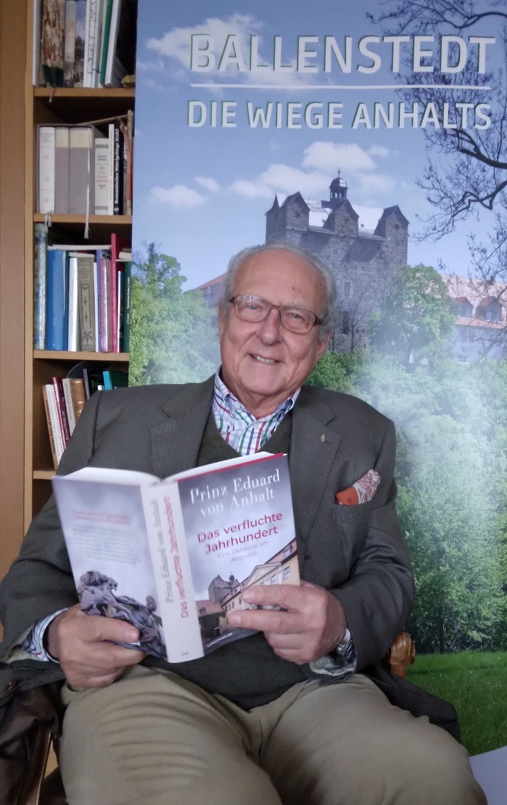 Eduard von Anhalt liest aus seinem neuen Buch