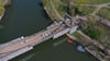 Die Peißnitzbrücke in Halle kann wegen nistender Rauchschwalben weiter nicht durchgängig freigegeben werden.