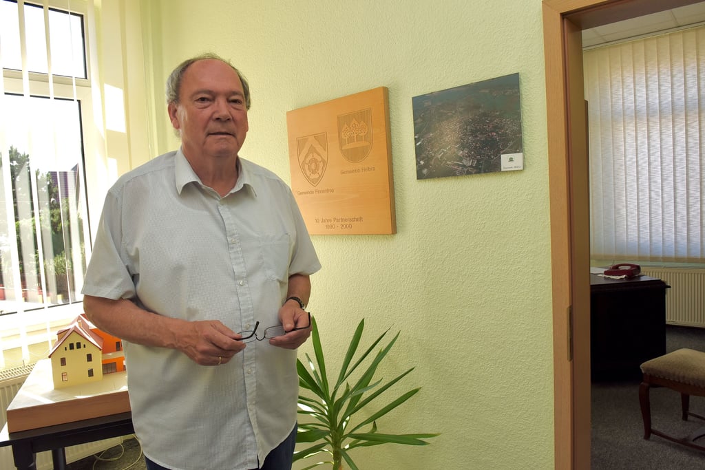 Alfred Böttge ging im Helbraer Bürgermeisterbüro 28 Jahre lang ein und aus.