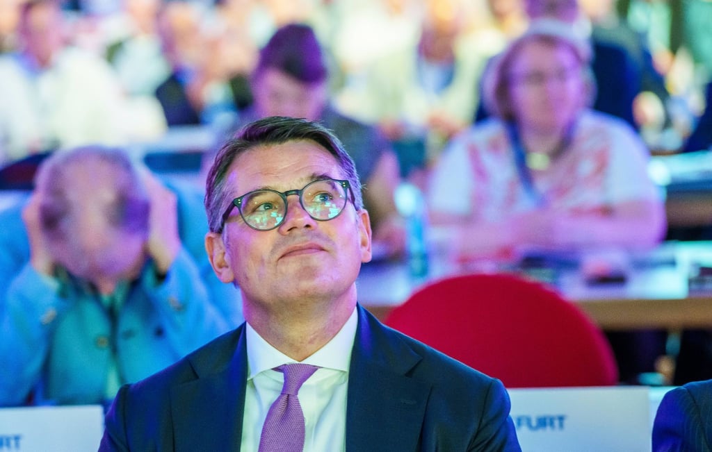 Boris Rhein wurde auf einem Parteitag der hessischen CDU zum neuen Landesparteivorsitzenden seiner Partei gewählt.