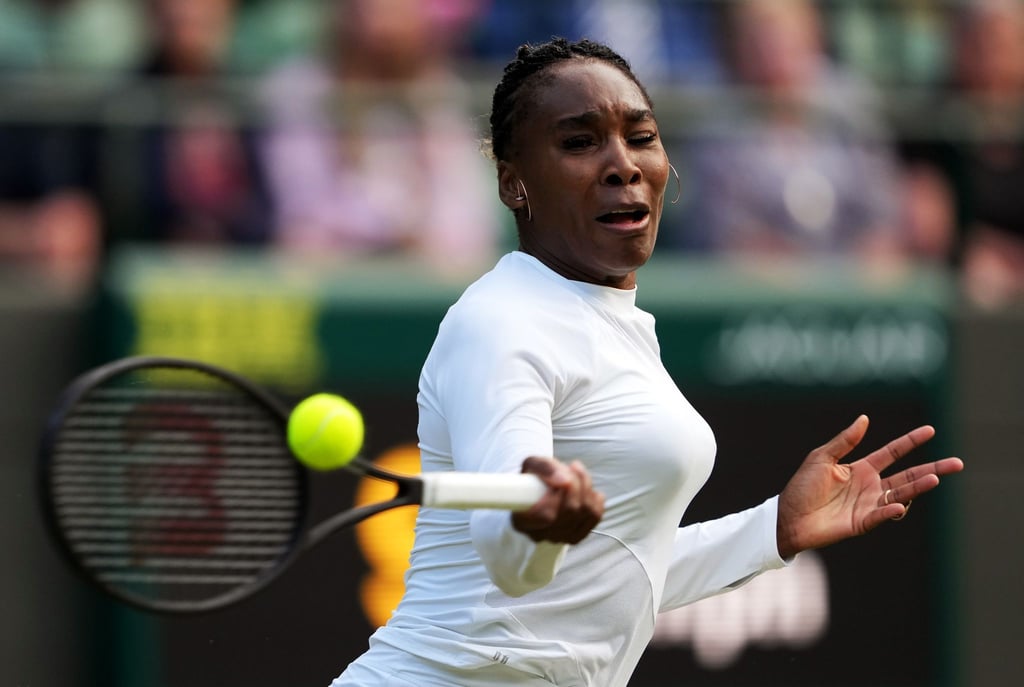 Im Mixed an der Seite von Jamie Murray ausgeschieden: Venus Williams in Aktion.